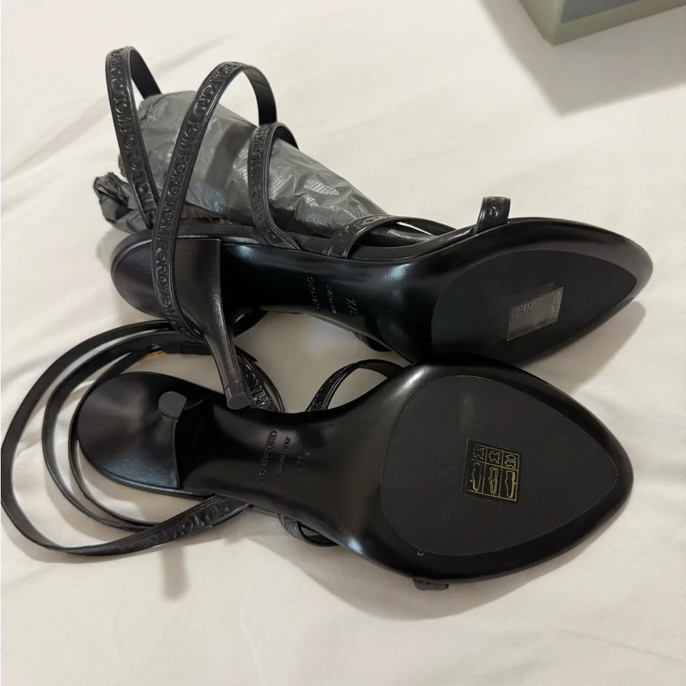 TOM FORD padlock hi heel women sandals NWT - Picture 3 of 8